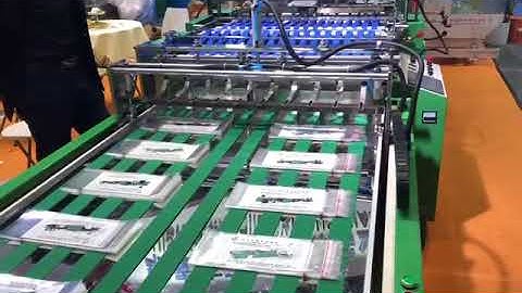DRQ D800 High speed Double Line Side Sealing Bag Making Machine
