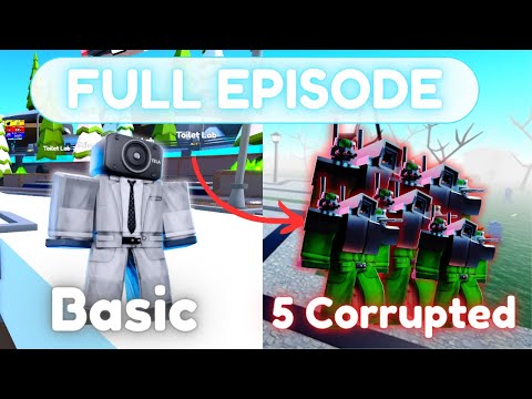 Basic To 5 Corrupted | Roblox Toilet Tower Defense Full Episode