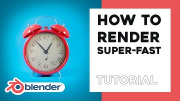 HOW TO RENDER SUPER-FAST IN BLENDER - TUTORIAL (Easy)
