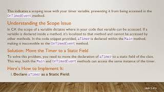 How To Stop A System.timers.timer From Within The Ontimedevent Method In C