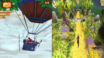 Temple Jungle Castle Run vs Run away from temple lost jungle