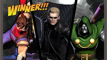 Requested ULTIMATE MARVEL VS. CAPCOM 3 Strider Hiryu/Doctor Doom/Wesker Arcade Gameplay