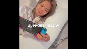 Full body pillow ⭐Shredded memory foam ⭐Bamboo pillowcase ⭐Hypoallergenic ⭐Washable ⭐Soft ⭐OraBody