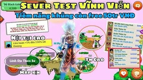 Ngọc Rồng Lậu Mới || Sever Test Vĩnh Viễn Free 50Tr VNĐ Đổi Quà Khủng Đập Đồ Onehit Tiềm Năng Cao