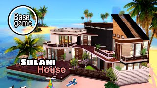 MODERN BEACH VILLA IN SIMS 4 STOP MOTION BUILD