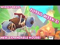  fossil isle week 2  new expandable fossil home  weekly news  adopt me on roblox