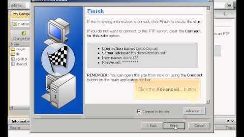 WS_FTP Configuring accounts 1 WS_FTP