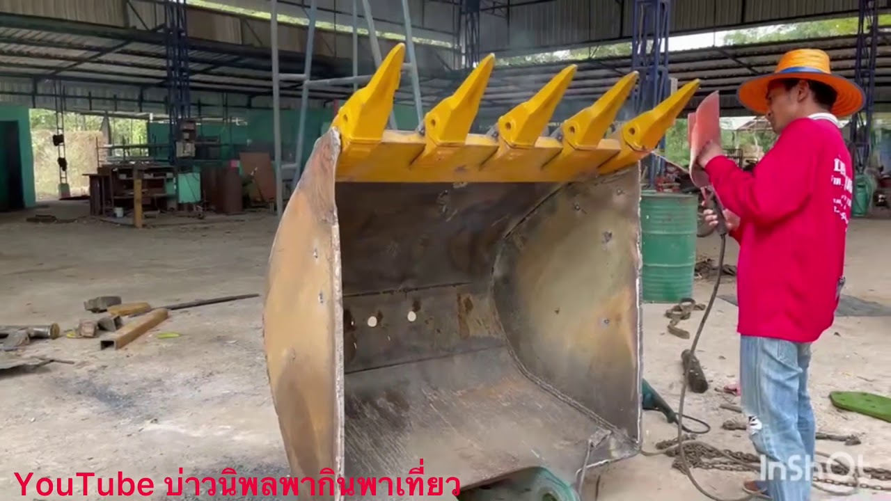 รีวิว การเชื่อมบุ้งกี่ภายในภายนอก ขยายบุ้งกี่ kobelco-sk 200|คุยเล่นกับช่างพล #บ่าวนิพลพากินพาเที่ยว