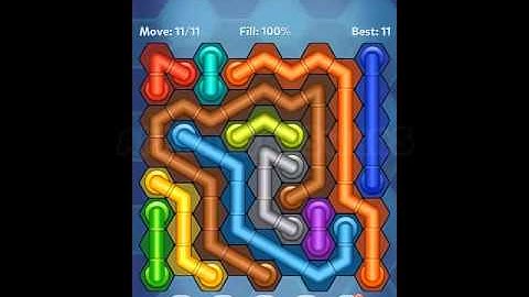 Pipe Lines: Hexa  Size 9 Mania Level 21-30 Solution