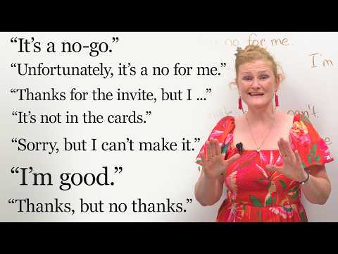 7 Casual English Expressions for Saying “No” Naturally & Politely