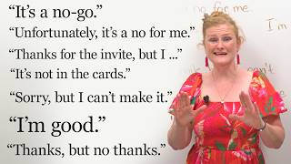 7 Casual English Expressions for Saying “No” Naturally & Politely