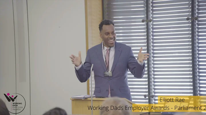 Elliott Rae at the Working Dads Employer Awards