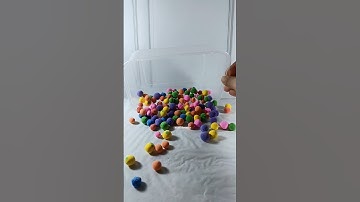 How Many Marbles in The Bowl? #reverse #satisfying #shorts