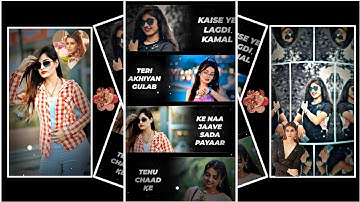 Akhiyaan Gulaab - Cute Girl Edit | Ae Inspired Alight Motion Preset | Free Preset 💕