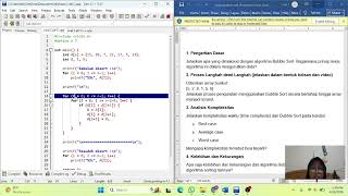 Implementasi Bubble Sort (C &amp; C++) | Tugas Mandiri Pertemuan 6
