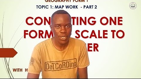 Geography F1 Topic 1 Part 2: Converting Scale - YEN MALAWI