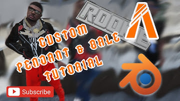 FIVEM JEWELRY TUTORIAL - SIMPLE 3D NAME PENDANT & BALE - BLENDER ONLY