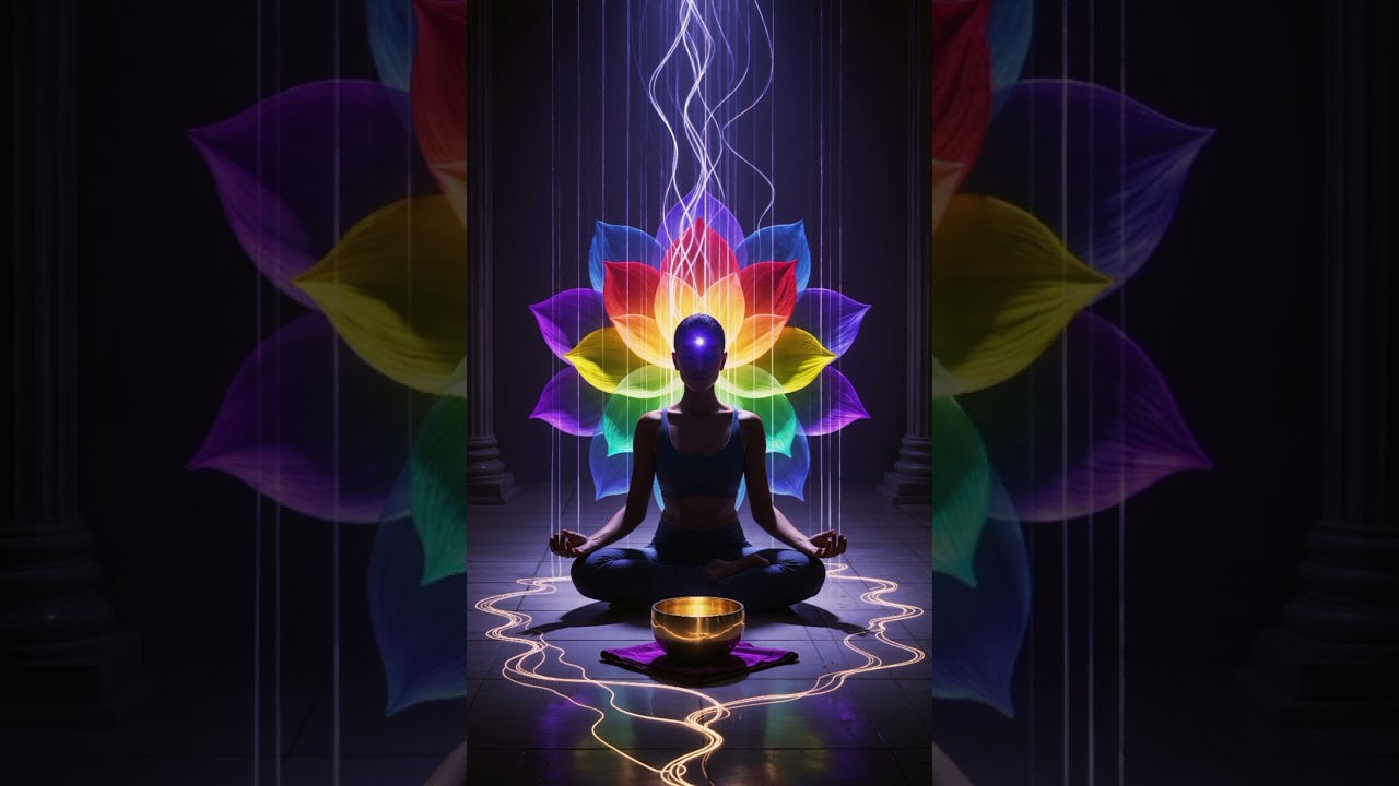 30分鐘 以頌缽及宇宙之光-清淨眉輪 (to purify the third eye Chakra/Ajna)