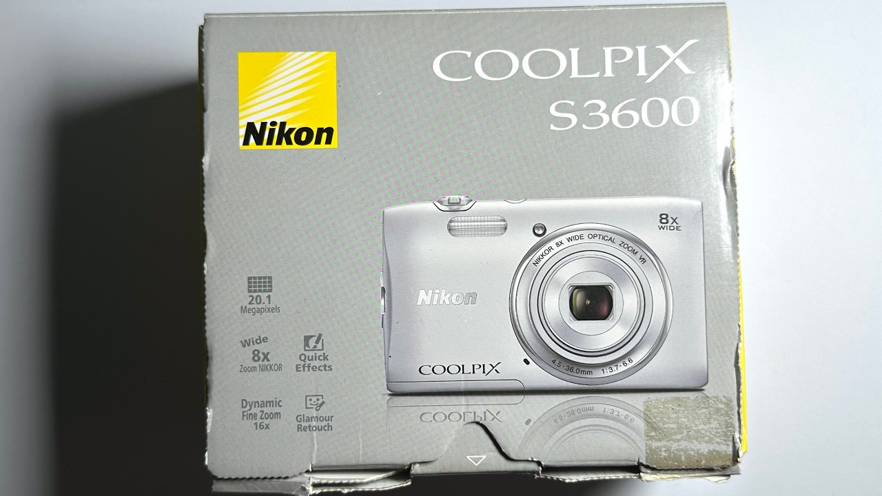 Nikon Coolpix S3600 Unboxing Used - YouTube