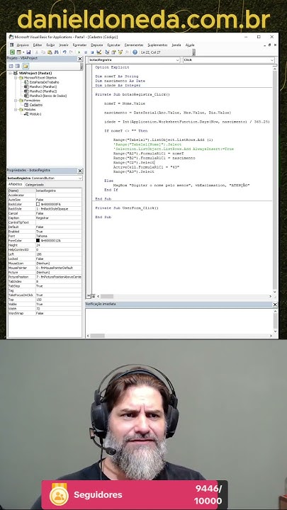 Vba? e Python, e javascript? #excel #dev - YouTube