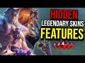 All hidden legendary skins features  league of legends