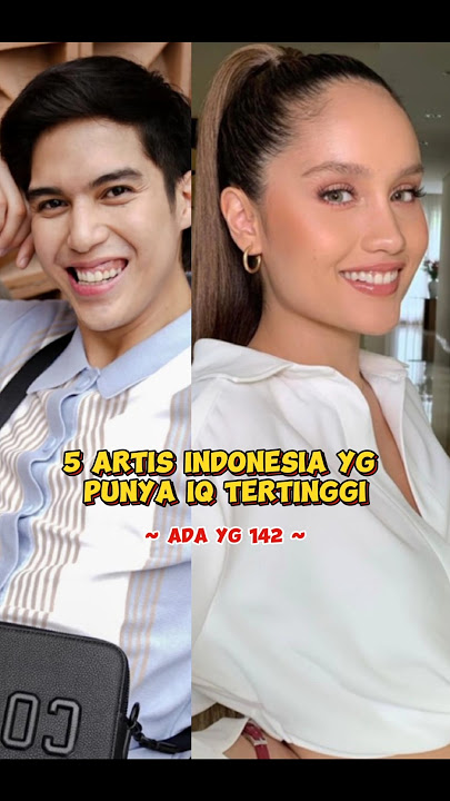 5 Indonesian artists who have the highest IQ #artist #gossip #share #viralvideo #news #shortvideo