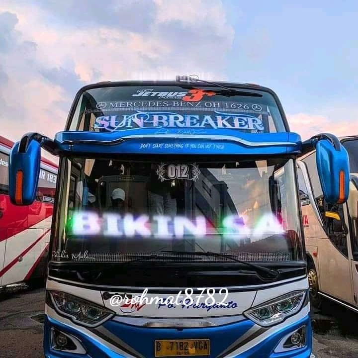 story WA bus po haryanto sunbreaker