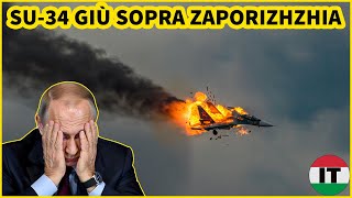 Incredibile! Ucraina DISTRUGGE Caccia Su-34 Russo a Zaporizhzhia | Militare