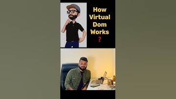 #day50 - How Virtual DOM works in React Js #coding #reactjs #reactinterview #shorts
