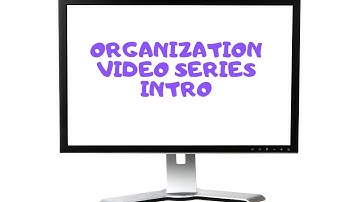 Organization Video Series Introduction ORG Episode #1