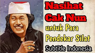 pesan Cak Nun untuk para pendekar Silat
