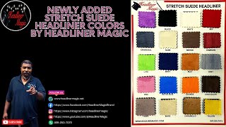 Newly Added Stretch Suede Headliner Colors by Headliner Magic by Headliner Magic 11,343 views 3 years ago 32 seconds