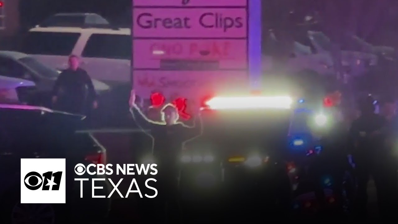 Homicide investigation, police chase ends with arrest in Hurst - YouTube