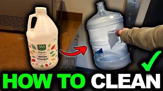 How To Clean & Sanitize a 5 Gallon Water Jug - Easy Guide! No Chemicals How To Clean A 5 Gal Water Bottle Without Chemicals