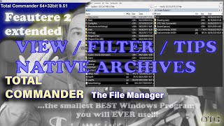 TOTAL COMMANDER in detail | Best File Manager |  VIEW / FILTER / NATIVE ARCHIVE (ZIP etc..) HANDLING