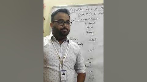 Introducing Properties of Metals Class 8B 28th May @SFS Narengi