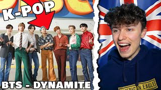 BRITISH GUY LISTENS TO K-POP FOR THE FIRST TIME | BTS - DYNAMITE (UK Reaction) | TWReactz