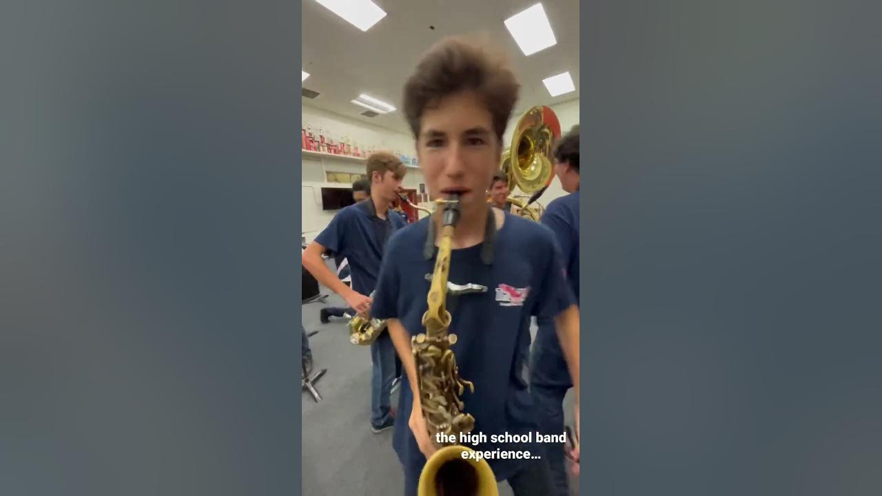 The high school band experience… The high school band experience…