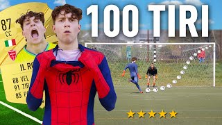 🎯⚽️ 100 TIRI CHALLENGE: IL ROSSO | Quanti Goal Segnerà su 100 tiri?