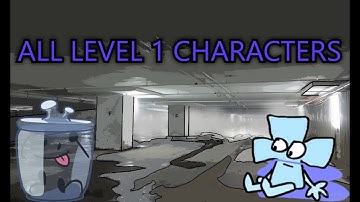Find The BFB Characters: All Backrooms Level 1 Characters