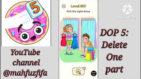 Dop 5 level 307 || 🎮🌀🎮 Delete one part, offline gameplay, walkthrough, Android, ios || @MahfuzFIFA