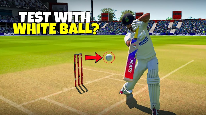 🤯🔥Playing Test Match With White Ball? - INDIA VS ENGLAND | And This Happened | CRICKET 24