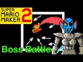 Mario Maker 2 - How to make a UNDYNE boss battle (Mario Maker 2 Boss ideas)(UNDERTALE Bosses!)