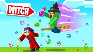 We TURNED INTO WITCHES In MINECRAFT! (Funny)