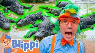 blippis alligator trick or treat adventure blippi moonbug kids learning corner