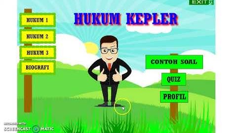 MACROMEDIA FLASH 8 - MEDIA PEMBELAJARAN FISIKA HUKUM KEPLER