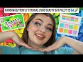 RAINBOW BUTTERFLY TUTORIAL USING BEAUTY BAY PALETTES!🦋🌈