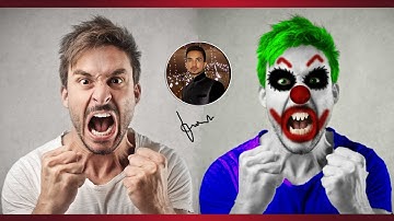 how to make joker in photoshop | Batman Joker Face Transformation | photoshop tutorial |