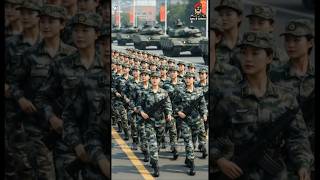 Chinese Precision: Flawless Marching by Stunning Female PLA Soldiers #militaryparade #globalparade