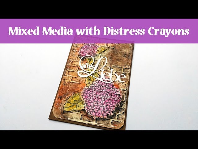 Art Journal play: Tim Holtz Distress Crayons – Craft With May